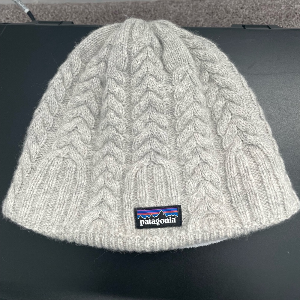 Cable Knit Patagonia Beanie/Winter Hat